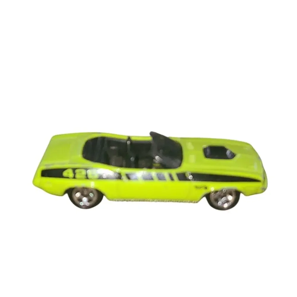 1996 Hot Wheels '70 Plymouth Barracuda 426 King 'Kuda Convertible - Lime Green
